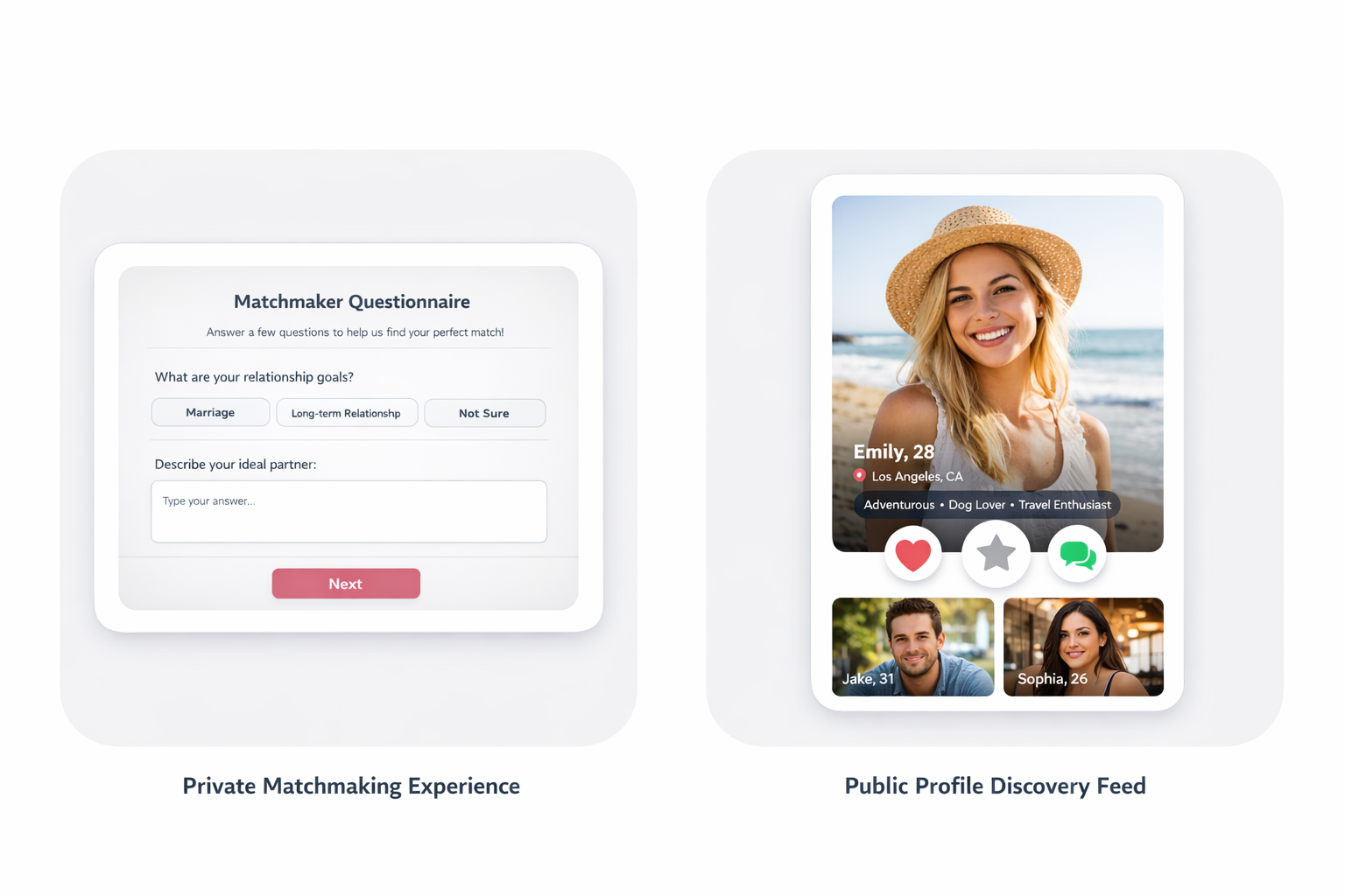 Private Matchmaking Experience